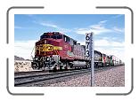 ATSF 673 West at MP 673, Needles Sub on August 1, 1999 * 800 x 535 * (213KB)